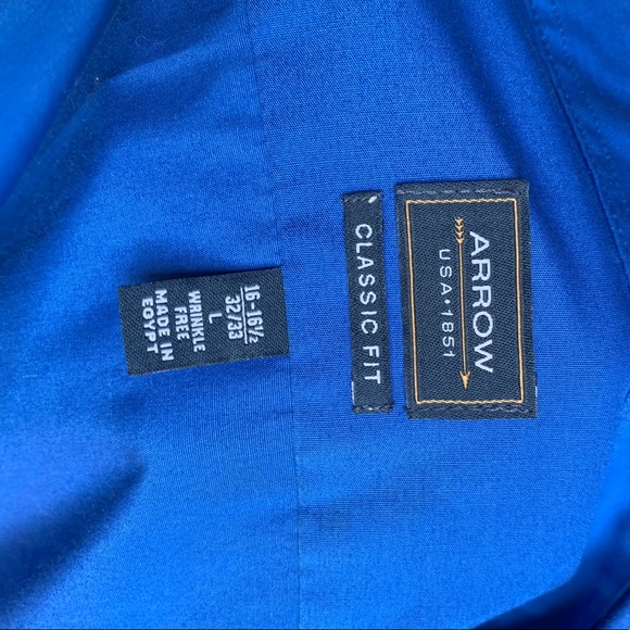 NICE BLUE DRESS SHIRT - Picture 2 of 2